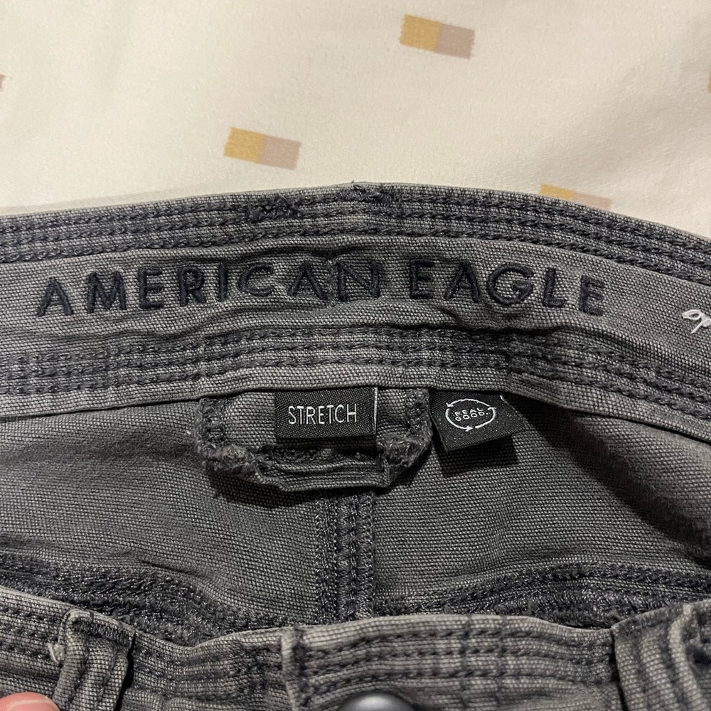 American Eagle Outfitters Charcoal Cargo Pants - Picture 8 of 9
